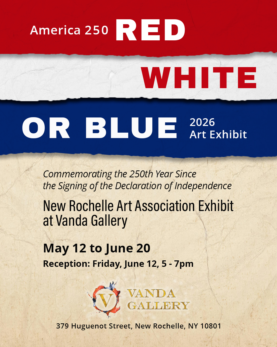America 250, Red, White or Blue