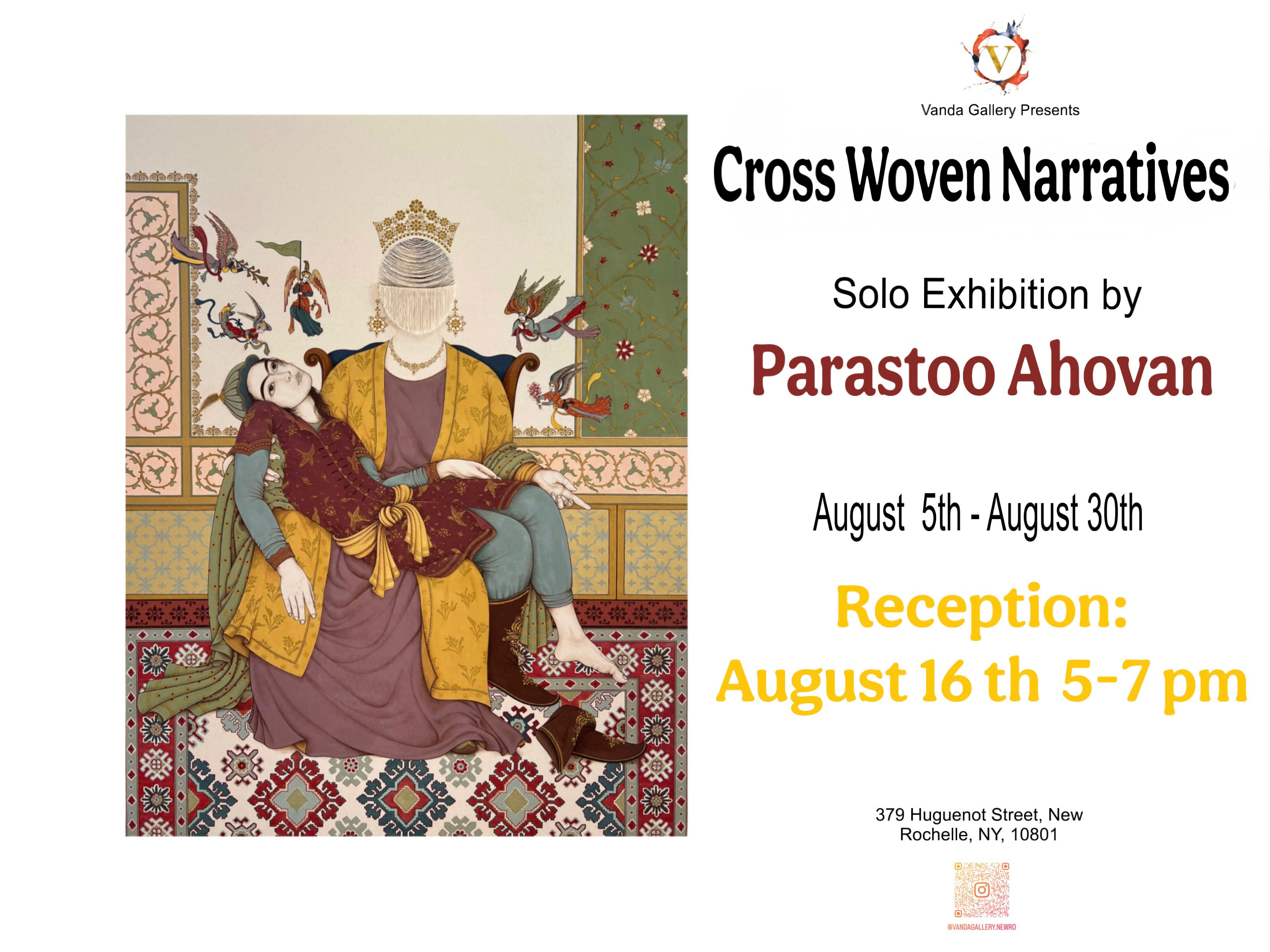 Solo Exhibition by Parastoo Ahovan